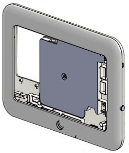 SpacePole SPDC211E-02 TabPOS: Dock and Charge Mobile/Fixed Tablet Enclosure for Samsung Galaxy Tab