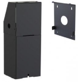 SpacePole SPK502-02 Kiosk: Wall Bracket, (Black)