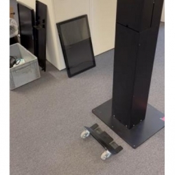 SpacePole SPK506-02 Kiosk: Kiosk Mover, (Black)