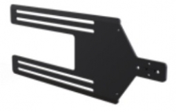 SpacePole SPK512-02 Kiosk: Straight Bracket Add-On for Payment Plates, Landscape Mode Screens