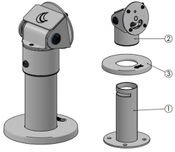 SpacePole SPM131-02 TabTilt Portrait/Landscape Mount Black