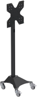 SpacePole SPM148-02 Mobile Signage Cart for Screens up to 75" (max VESA 400)