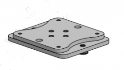 SpacePole SPTPC401-02 TabPrint Curve - Flat Mount