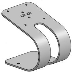 SpacePole TabPrint Curve SPTPC403-02 Accessory for the TabPrint Curve, Black