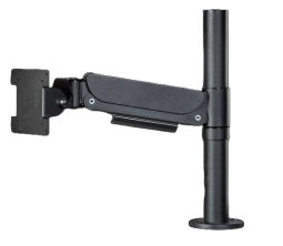 SpacePole SPV1105-L-FX-02 SpacePole, VESA 75/100 Pole Mount, Height-Adjustable Screen Mount