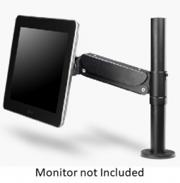 SpacePole SPV1105-M-FX-02 75/100 VESA Display Mount on 400mm (15.75in) Steel Pole