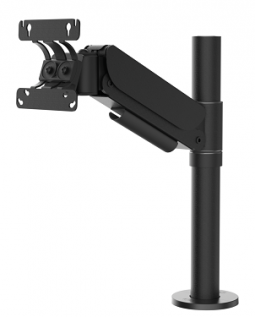 SpacePole SPV1305-L-02 New ARC VESA 75/100, Height-Adjustable Screen Mount for Displays