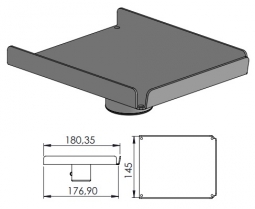 SpacePole SPV3101-02 Printer Plate for Toshiba/IBM 4610