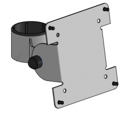 SpacePole SPV3301-FX-32 75/100 VESA Plate Add-On for 2nd display, White