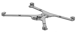 SpacePole SPXF14305-02 Tablet Mount: X-Frame for iPad