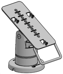 SpacePole UIC121-S-02 UIC PP795SE Payment Terminal Stack Mount