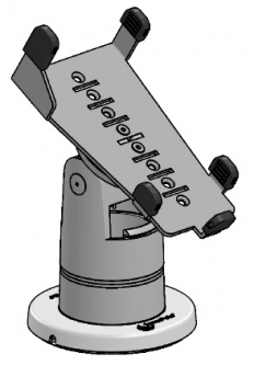 SpacePole VER181-S-MN-02 Verifone VX680 Stack Mount with Plate
