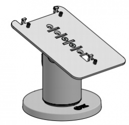 SpacePole VER401-LD-MN-32 Payment: Verifone M400 Low Profile DuraTilt Payment Mount