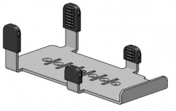 SpacePole VER402-MN-02 Verifone V400M MultiGrip Plate (No Handle) for Mounting on SpacePole DuraTilt