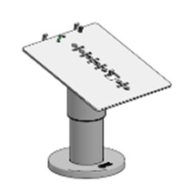 SpacePole VER925-D-MN-02 MX915/925 DuraTilt Payment Mount