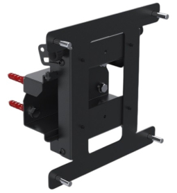 SpacePole WT2210AA-02 Tilting Wall Mount for Screens up to 43" (VESA 100 and VESA 200), No Handle
