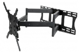 SunBrite SB-WM-ART2-XL-BL Dual Arm Articulating (Full Motion) Outdoor Weatherproof Wall Mount