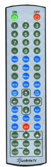 SunBrite TV SB-WR-01 Weatherproof Remote Control for All Current SunBrite TV Models