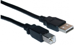 System Zebra 243-006 6'USB Type A to B Cable, Gray, for Printers