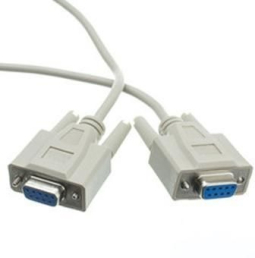 System BS-10D1-20425 DB9 Female to Female Serial Null Modem Cable 25FT.