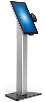 Toast Slim Self-Service Floor Stand Top (E514881) and Base (E515260) for Toast 22-in terminals