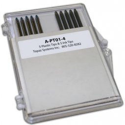 Topaz Systems A-PT01-4 Accessory, 5 Ink Tips & 5 Grey Plastic Tips