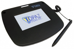 Topaz SigLite Color 4.3 Signature pad T-LBK43LC-HSB-R HID USB Backlit, With Software