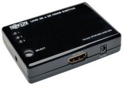 Tripp-Lite B119-003-UHD-MN 3-Port HDMI Mini Switch with Remote Control - 4K (HDMI F/3XF) 3D