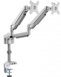 Tripp Lite DDR1732DAL Dual-Display GAS-ARM Mount for 13" to 34" Monitors - Clamp or Grommet