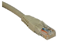 Tripp-Lite N002-006-GY Cat5e 350MHz Molded Patch Cable, RJ45 M/M - Gray, 6-ft.