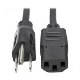 Tripp-Lite P006-006 Universal Computer Power Cord, 10A, 18AWG (NEMA 5-15P to IEC-320-C13), 6-FT.