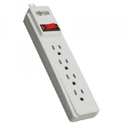 Tripp Lite PS410 Power Strip 120V 5-15R 4 Outlet 10FT Cord 5-15P