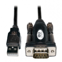Tripp-Lite U209-000-R USB-A to RS232 (DB9) Serial Adapter Cable - (M/M), 5 ft. (1.52 m)