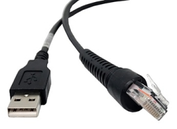 Unitech 1550-905920G MS85X(B) Black USB Cable, ESD, 2 meter (6.56 feet)