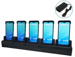 Unitech 5000-900110G PA768 5-Slot Charging Cradle with Power