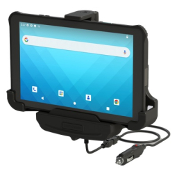 Unitech 5000-900125G RT112 Vehicle Cradle, Swivel-Mount, 2 Keys, Screws, Power Cable