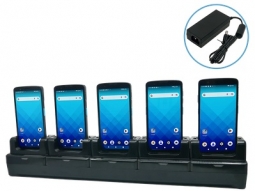Unitech 5000-900132G PA768, 5-Slot Charging Cradle