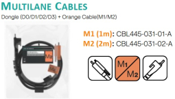 VeriFone CBL445-031-01-A Cable, 1 meter (3.28 feet) Orange M1