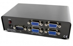 Xenarc SVR-4 4 Port VGA Splitter for both 110V AC and 12V ~ 24V DC use
