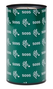 Zebra 05095GS11007 5095 Resin Ribbon, 4.30 Inches x 74 Meters, GK/GX Printer, 12 RPC