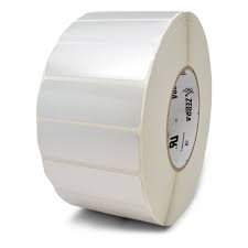 Zebra 10023181 3" X 3", Z-Xtreme 4000T High-Tack Silver, TT, Matte Polyester Label, Wound Out