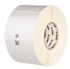 Zebra 10023358 Label, Polyester, 4in x 300ft; TT, Z-Ultimate 4000T Silver High Tack