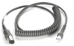 Zebra 25-71918-01R Cable Assembly, 9 Feet Extended, Coiled Connects LS34XX to the VC5090