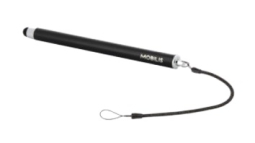 Zebra 3PTY-MOB-001054 Mobilis Pack of 10 Capacitive Stylus Matte Black and Spiral Cord