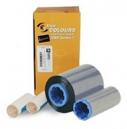 Zebra 800077-717 Silver IX Series Monochrome Ribbon, ZXP Series 7 Compatible, 5000 Images per Roll