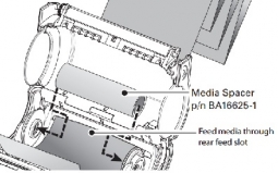 Zebra BA16625-1 Printer Spacer Fan Fold, for the QL 420
