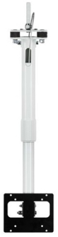 Zebra BR-000237-01 Bracket, Telescoping, Adjustable 18-32 Inches, Ceiling Mount, VESA, White