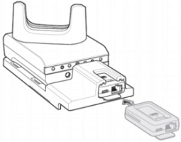 Zebra BRKT-TC51-ENET1-02 ShareCradle One-Slot Mounting Plate, to Secure Ethernet Module to Cradle