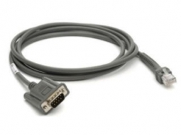 Zebra CBA-R08-S07ZBR Cable - RS232: 7FT. (2M) Straight, NIXDORF BEETLE- 5V Direct Power
