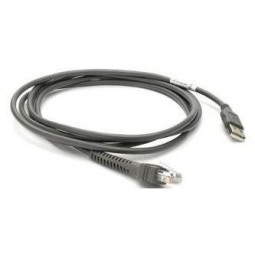 Zebra CBA-U21-S07ZBR 7FT Shielded USB Cable, Straight DS2208/8178